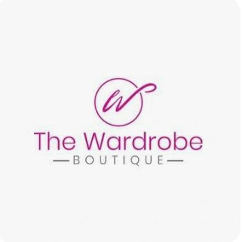 The Wardrobe Boutique logo with a stylized 'W' inside a circle.
