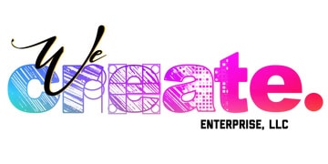 Colorful logo with the word 'create' in different styles and colors.