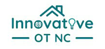 Innovate OT NC logo with stylized house and lightbulb icon.