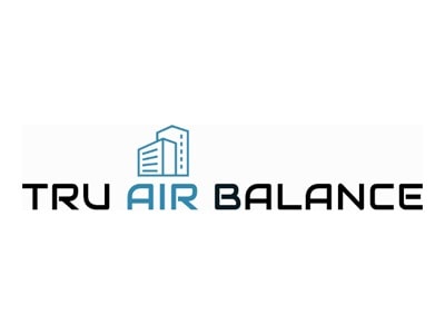 TruAir Balance logo with a building icon and text.