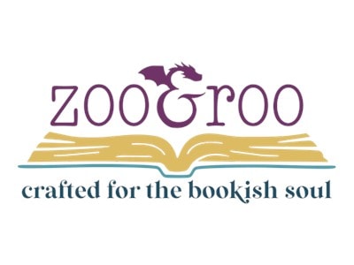 ZooRoo logo with a purple dragon head above an open book.