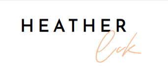 Heather Eck Artist logo with name and signature style text.